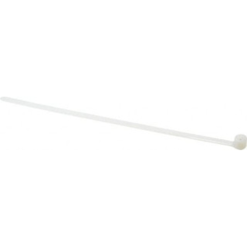 Thomas & Betts 8-3/4 Long Natural (Color) Nylon Standard Cable Tie 120 Lb Tensile Strength, 1.27mm Thick, 50.8mm Max Bundle Diam TY5272M - 54065958