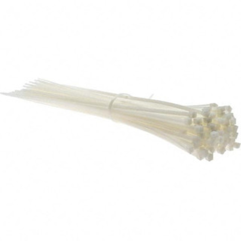 Value Collection 15.2 Long Natural (Color) Nylon Standard Cable Tie 50 Lb Tensile Strength, 114mm Max Bundle Diam TSL-385-S-YT - 61432241