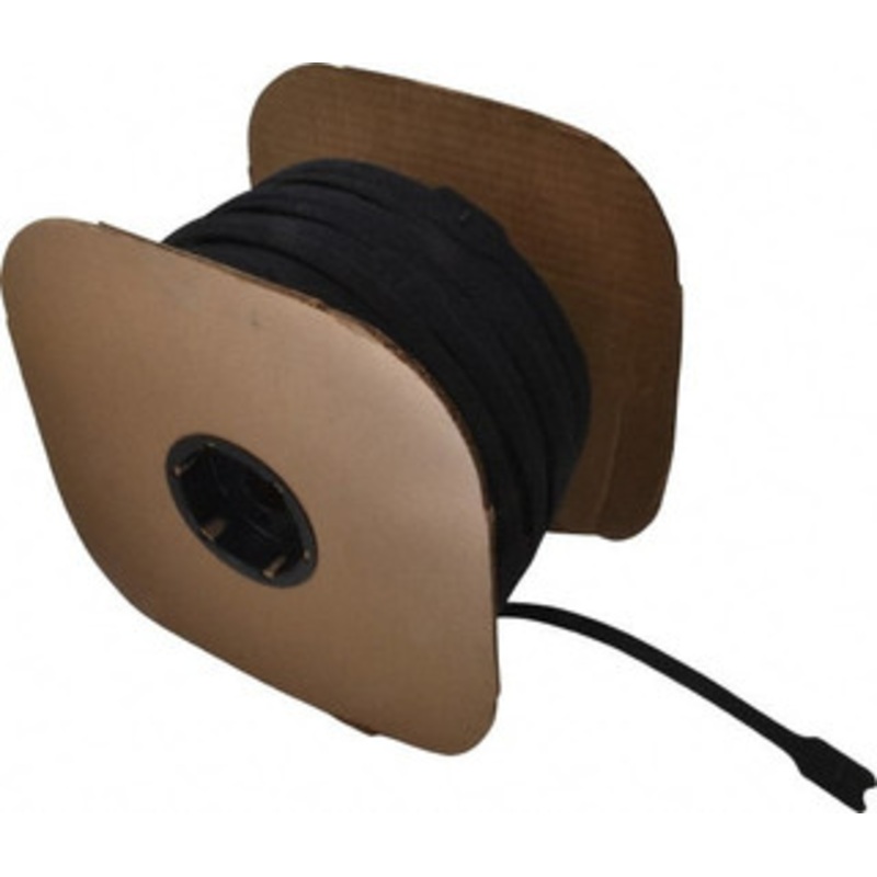 Velcro ONE-WRAP 450 Piece 1 x 12, Self Fastening Tie/Strap Hook & Loop Strap Perforated/Pieces Roll, Black 151499 - 72974181