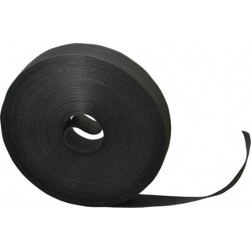 Velcro QWIK Tie Tape 1 x 25 Yd Self Fastening Tie/Strap Hook & Loop Roll Continuous Roll, Black, Printable Surface 158781 - 72974009