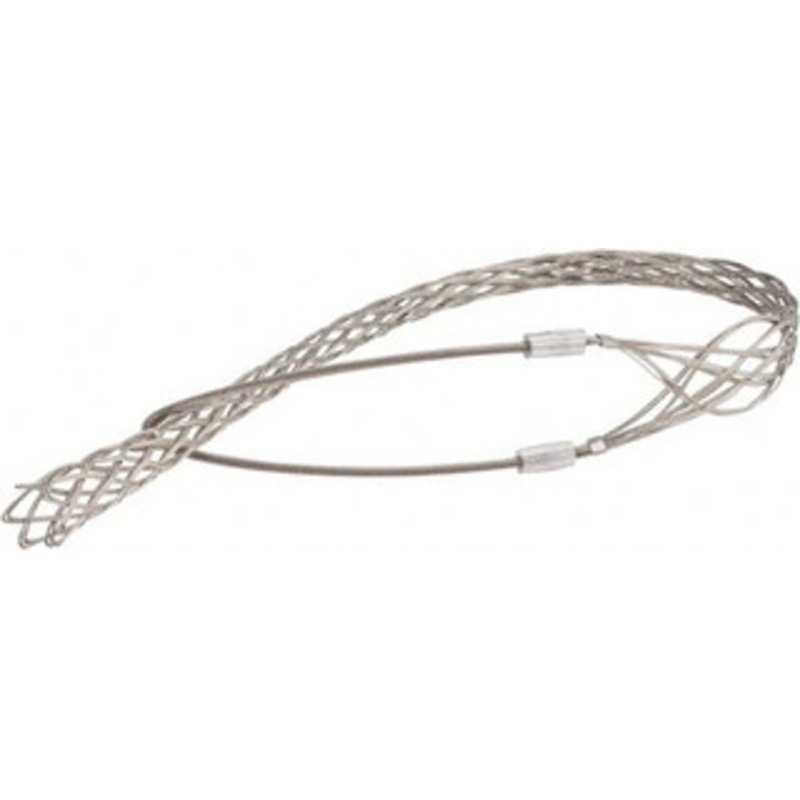 Woodhead - Molex 1-1/2 to 1.99 Inch Cable Diameter, Tinned Bronze, Single Loop Support Grip 45 Inch Long, 4,720 Lb. Breaking Strength, 35 Inch Mesh Length 35438 - 70498555