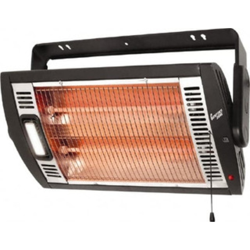 Comfort Zone Ceiling Heaters, Type: Ceiling Heaters, Voltage: 120, Length (Inch): 26-3/4, Width (Inch): 5-1/4, Height (Inch): 14-5/8, Applications: Workshop, Garage, Office CZQTV5M - 86554953