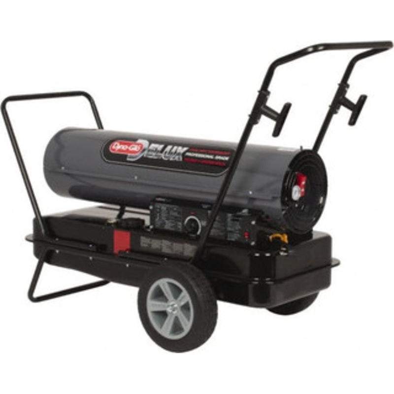 Dyna-Glo 18,000 to 220,000 BTU Rating, Kerosene Forced Air Heater 5,000 Sq Ft Max Heating Area, 13 Gal Capacity, Fuel with Kerosene KFA220DGD - 62606777