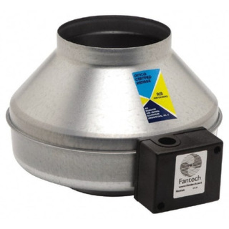 Fantech 6 Diam, 0.68 Amp, 120 Volt Duct Fan 303 CFM, 2,700 RPM, 0.109 hp, Variable Speed FG6 - 62586995
