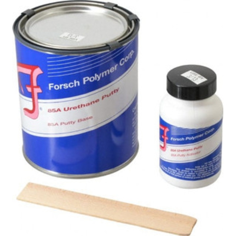 Forsch Polymer Corp. 4 Lb Kit Amber Urethane Putty 45 min Tack Free Dry Time, 48 hr Full Cure Time, Series URS 5885 URS 5885-S - 66746819