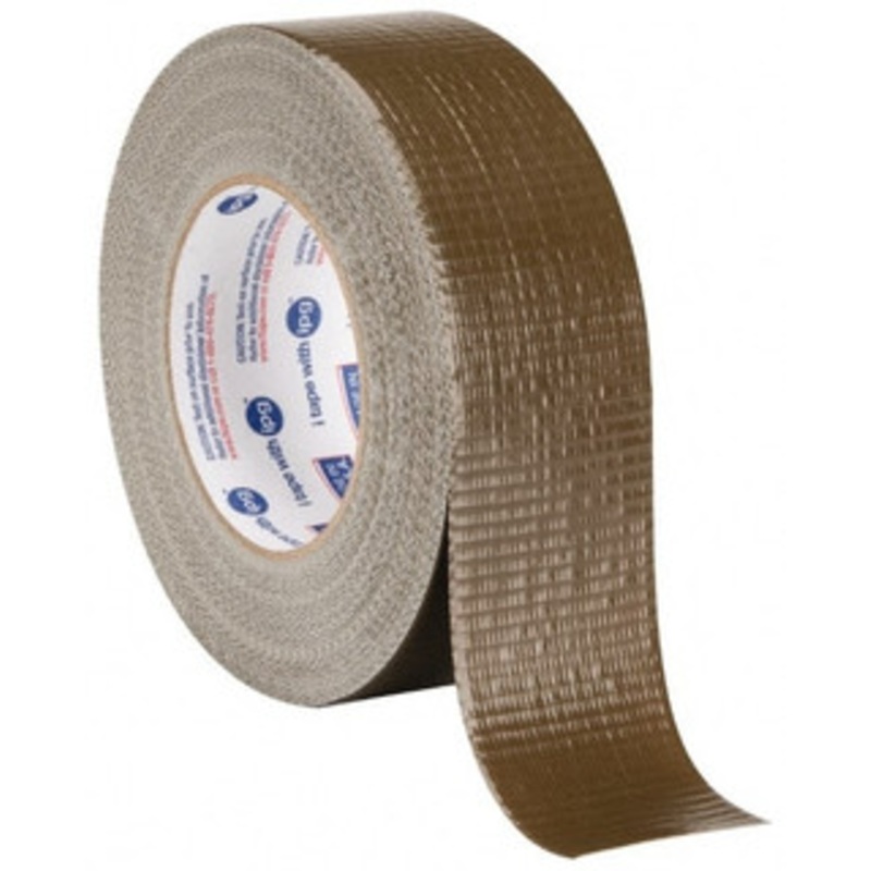 Intertape 55m x 2 x 9 mil Green Polyethylene Cloth Duct Tape Rubber Adhesive, 18 Lb Tensile Strength, 32 to 160F, Series AC20 20C-OD-2 - 62472709