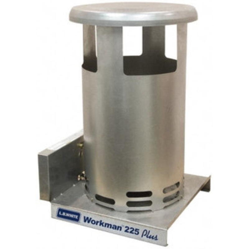 L.B. White 45,000 to 225,000 BTU, Propane Convection Heater 100 Lb Fuel Capacity, 16-1/2 Long x 15 Wide x 25 High WORKMAN225 PLUS - 34990291