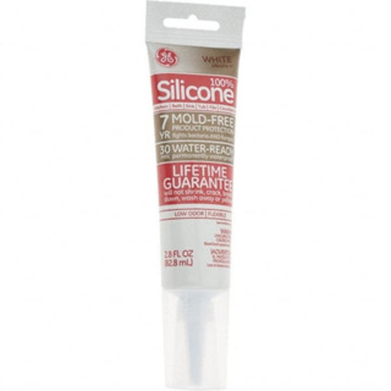 Momentive Performance Materials 2.8 oz Squeeze White RTV Silicone Sealant 400F Max Operating Temp, Series GE28 GE281 3TG - 06904940