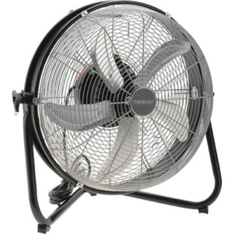 PRO-SOURCE 18 Blade, 5/64 hp, 1,550, 2,000 & 2,680 CFM, Oscillating Industrial Circulation Fan Floor Stand, 120 Volts, 3 Speed CED5347-1 - 38768222