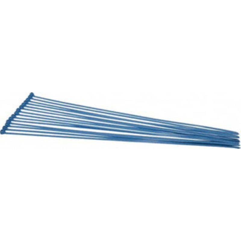 Thomas & Betts 14.2 Long Blue Nylon Standard Cable Tie 50 Lb Tensile Strength, 1.19mm Thick, 102mm Max Bundle Diam TY528M-NDT - 83833111