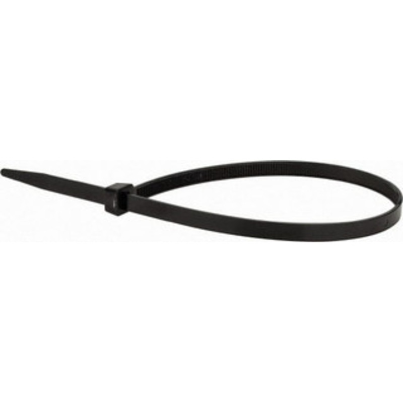 Value Collection 14-1/2 Long Black Nylon Standard Cable Tie 120 Lb Tensile Strength, 106mm Max Bundle Diam TSL-370-LHD-YB- - 68951599