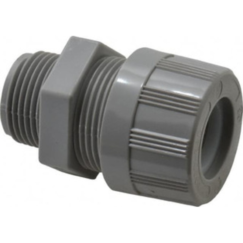 Woodhead - Molex 0.25 to 0.375 Liquidtight Straight Strain Relief Cord Grip 3/4 NPT, Nylon 5622 - 70497078