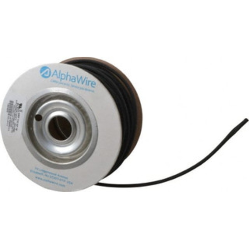 Alpha Wire 6.35mm ID, Black PET Expandable Cable Sleeve 100 ft. Coil Length, -103 to 257F G110NF18 BK005 - 60873999