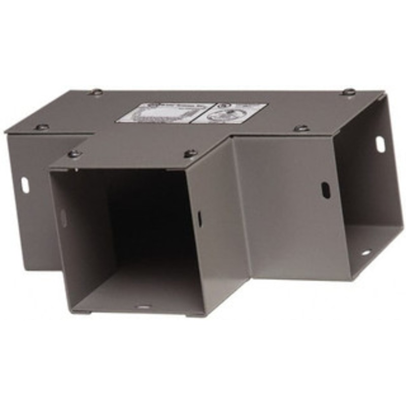 Cooper B-Line 6 Inch Wide x 6 Inch High, Raceway Fitting Gray, For Use with Lay In Wireways, Type 1 Screw Cover Wireway 78205110976 - 82611575