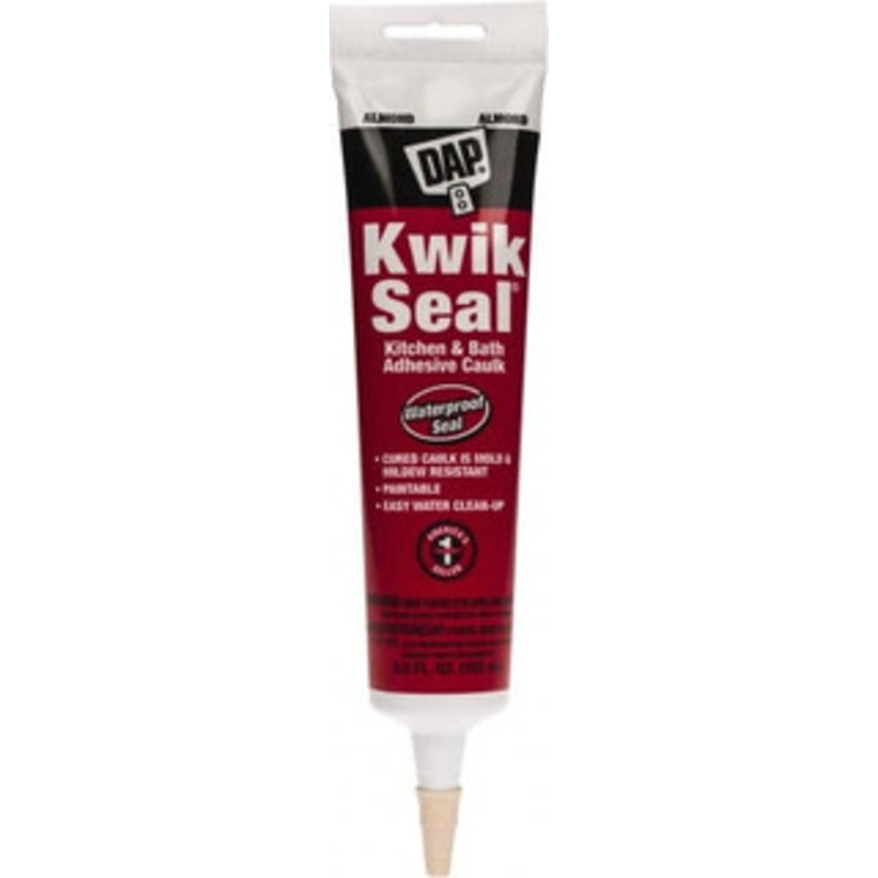DAP 5.5 oz Tube Off-White Acrylic & Latex Caulk -20 to 150F Operating Temp, 15 min Tack Free Dry Time, 36 hr Full Cure Time 7079818013 - 02571024