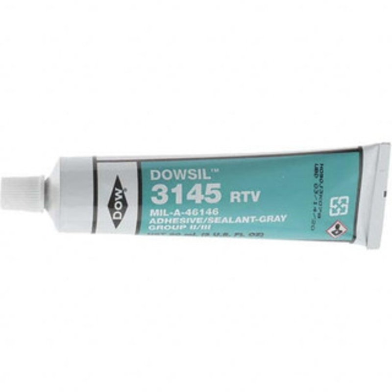 Dow Corning Tube Gray Silicone Sealant 200C Max Operating Temp 3145 90ML GRY - 08546202