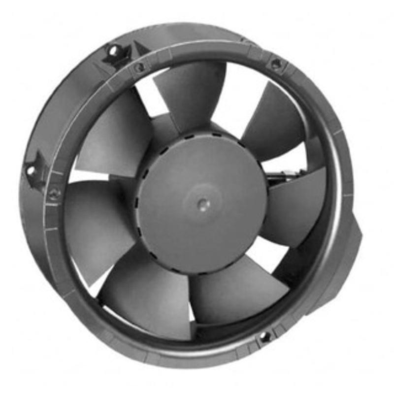 ebm-papst 48 Volts, DC, 241 CFM, Round Tube Axial Fan 0.35 Amp Rating, 6.77 High x 6.77 Wide x 2.01 Deep 6248N - 76939891
