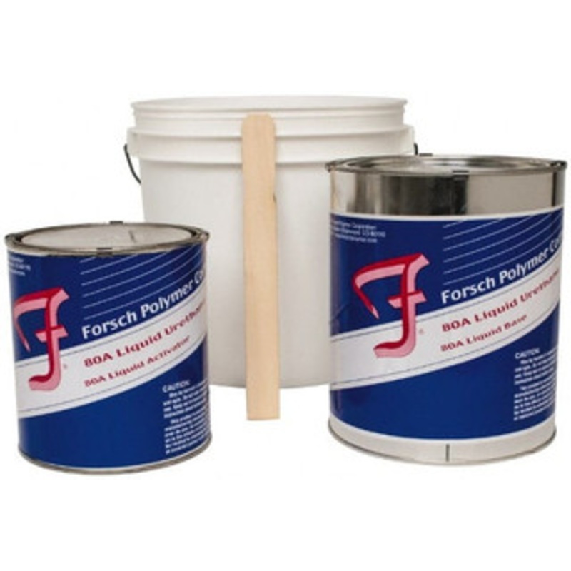 Forsch Polymer Corp. 10 Lb Kit Tan Polyurethane Castable Rubber 100F Max Operating Temp, 30 min Tack Free Dry Time, 24 hr Full Cure Time, Series URS 5180 URS 5180-10 LB - 66746769