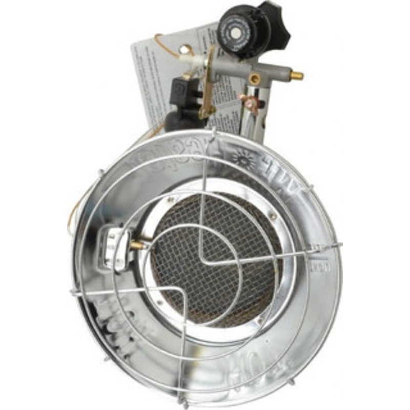 HeatStar 8,000 to 15,000 BTU, Single Burner Propane Tank Top Radiant Heater 20 Lb Fuel Capacity, 9-3/4 Long x 8 Wide x 12-3/4 High MH15T - 63460422