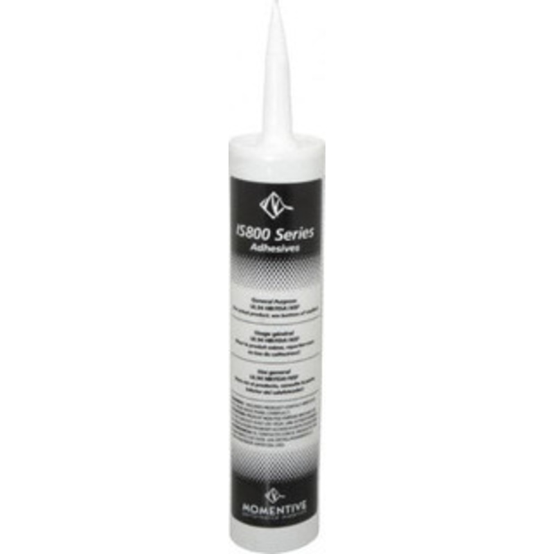 Momentive Performance Materials 10.1 oz Tube Clear RTV Silicone Joint Sealant -50 to 200C Operating Temp, 25 min Tack Free Dry Time, 24 hr Full Cure Time, Series IS800 IS808 12C - 06904700