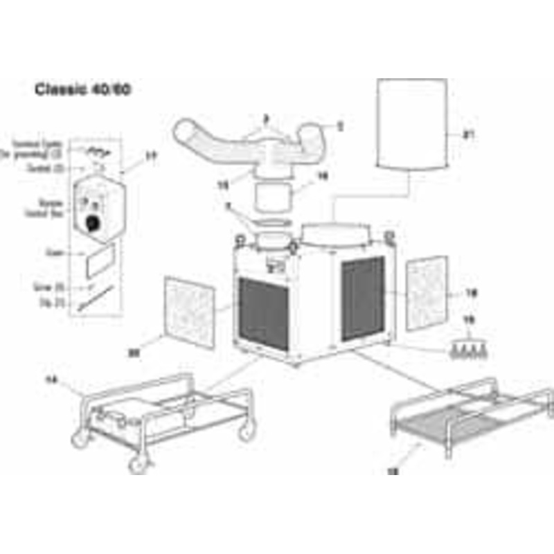 MovinCool Air Conditioner 2-Way Chamber For Use with Classic 40, 60 481769-0041 - 76930411