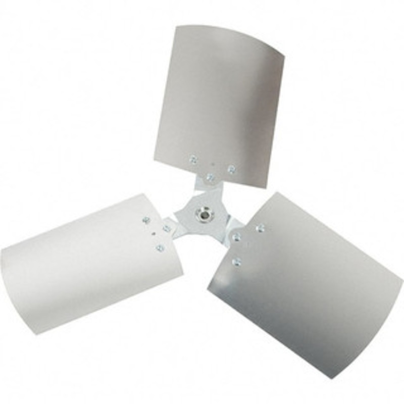 PRO-SOURCE Replacement Fan Blades, Type: Commercial Fan Blade, Bore Diameter: 12.000 (mm), Width (mm): 165.00, Blade Diameter: 600.0 (mm), Rotation: CW, Pitch: 19 CED4326 - 38552246