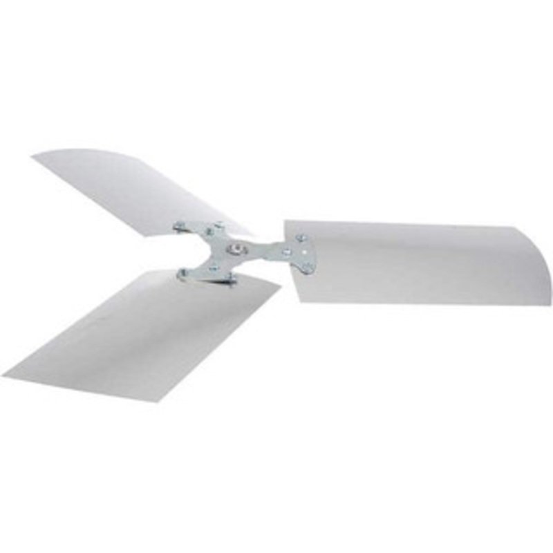PRO-SOURCE Replacement Fan Blades, Type: Commercial Fan Blade, Bore Diameter: 12.000 (mm), Width (mm): 170.00, Blade Diameter: 600.0 (mm), Rotation: CW, Pitch: 20.5 CED4328 - 38580197