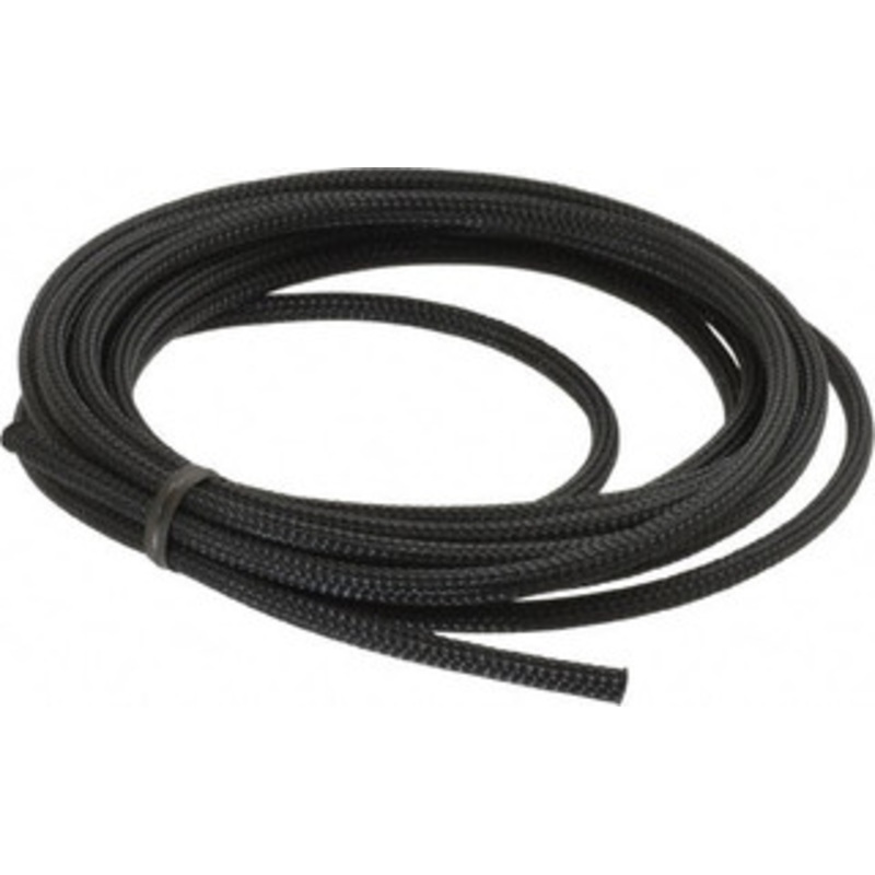 Techflex Black Braided Expandable Cable Sleeve 10 ft. Coil Length, -103 to 257F CCP0.13BK10 - 03080249