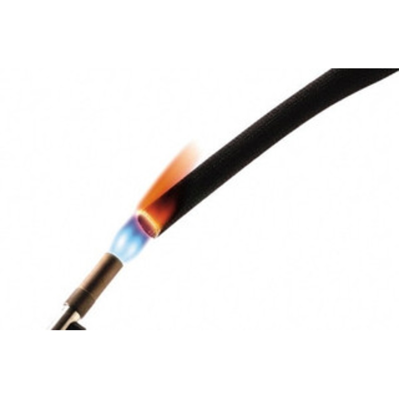 Techflex Black High Temperature Cable Sleeve 100 ft. Coil Length, -94 to 1,200F FGN1.00 - 71403893
