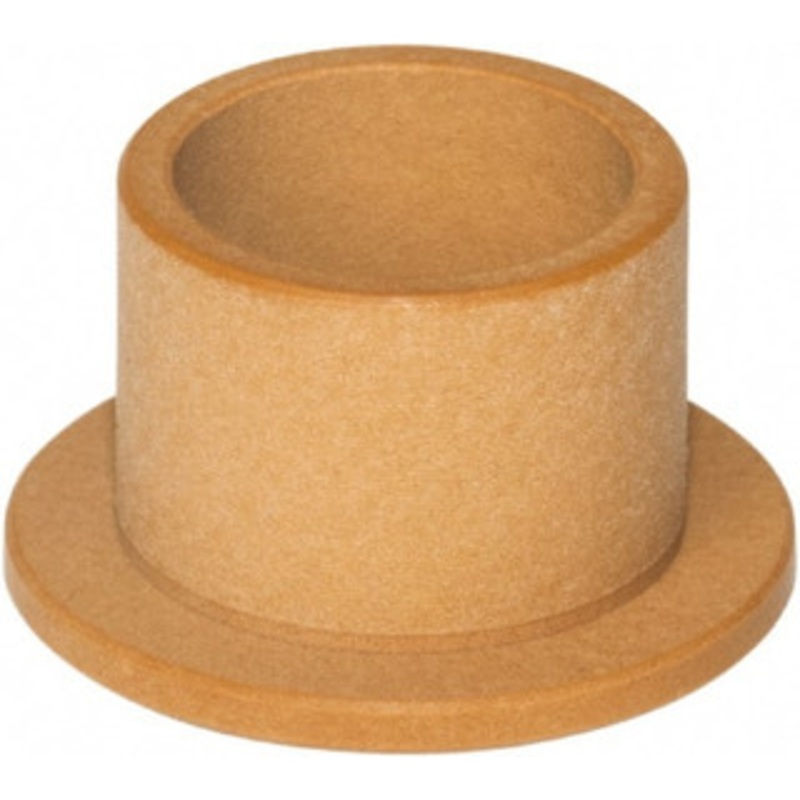 TriStar Plastics 5/8 Inside x 7/8 Outside Diam, Rulon J Flanged Bearing 1 Flange Outside Diam, 1/8 Flange Thickness, 3/4 OAL DRJF-1014-6 - 30544415