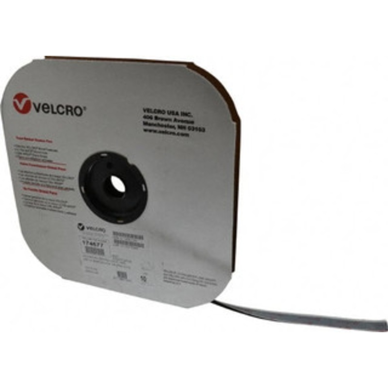 Velcro 5/8 x 10 Yd Adhesive Backed Loop Roll Continuous Roll, Black 174677 - 67126722