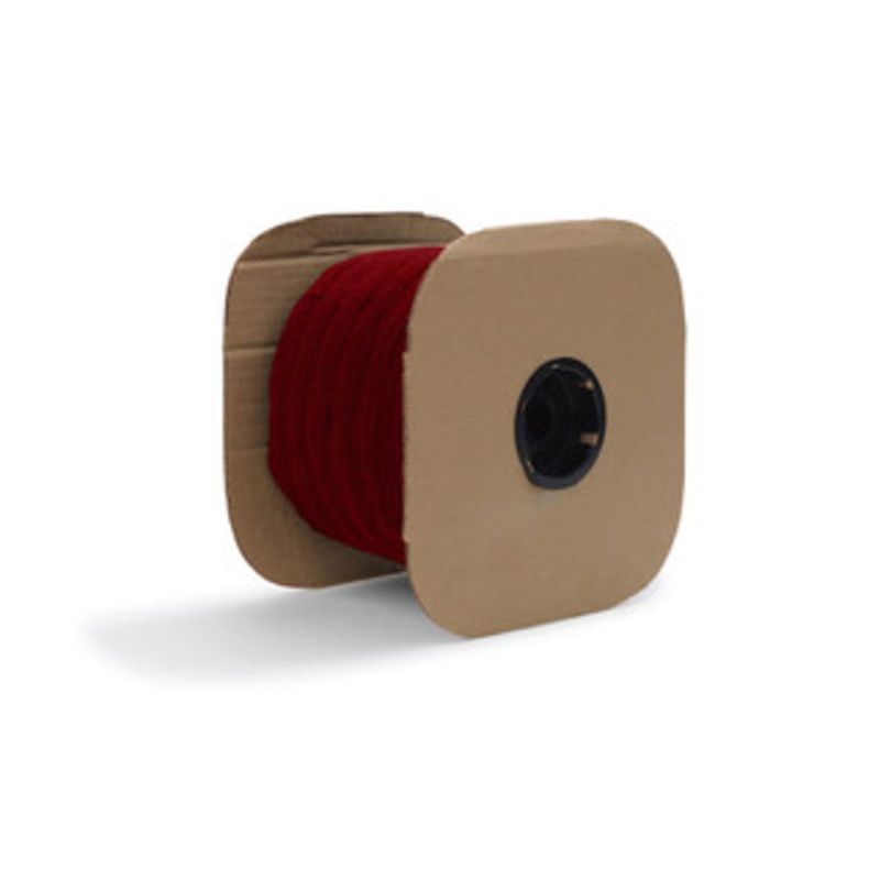 Velcro Cable Ties, Cable Tie Type: Cable Ties, Material: Polyester, Color: Cranberry and Black, Overall Length (Feet): 600, Tensile Strength (Lb.): 18 151489 - 20170650