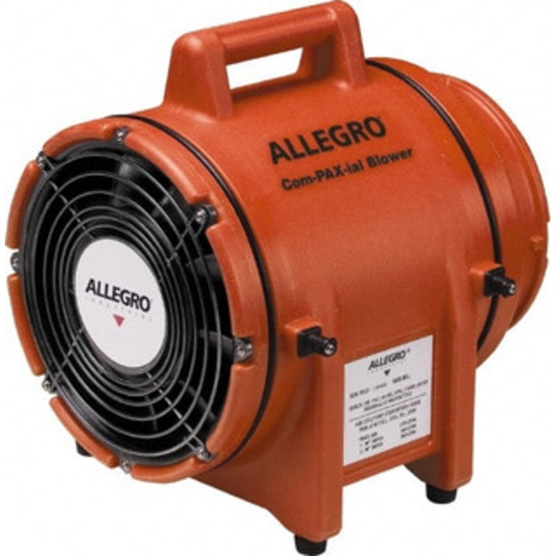 Allegro Industries 8 Inlet, Electric AC Axial Blower 0.33 hp, 831 CFM, 115 Max Voltage Rating 9533 - 77181501