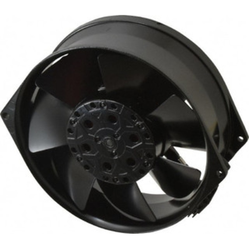 ebm-papst 230 Volts, AC, 233 CFM, Round Tube Axial Fan 0.2 Amp Rating, 5.91 High x 5.91 Wide x 2.17 Deep W2S130-AA03-44 - 76939958