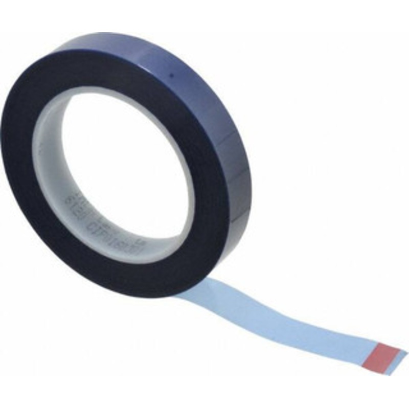 Intertape 3/4 Wide x 215 ft. Long x 3.2 mil Blue Polyester Film Masking Tape Silicone Adhesive, 25 Lb/In Tensile Strength, Series 6120 06120-00009-00 - 62472956