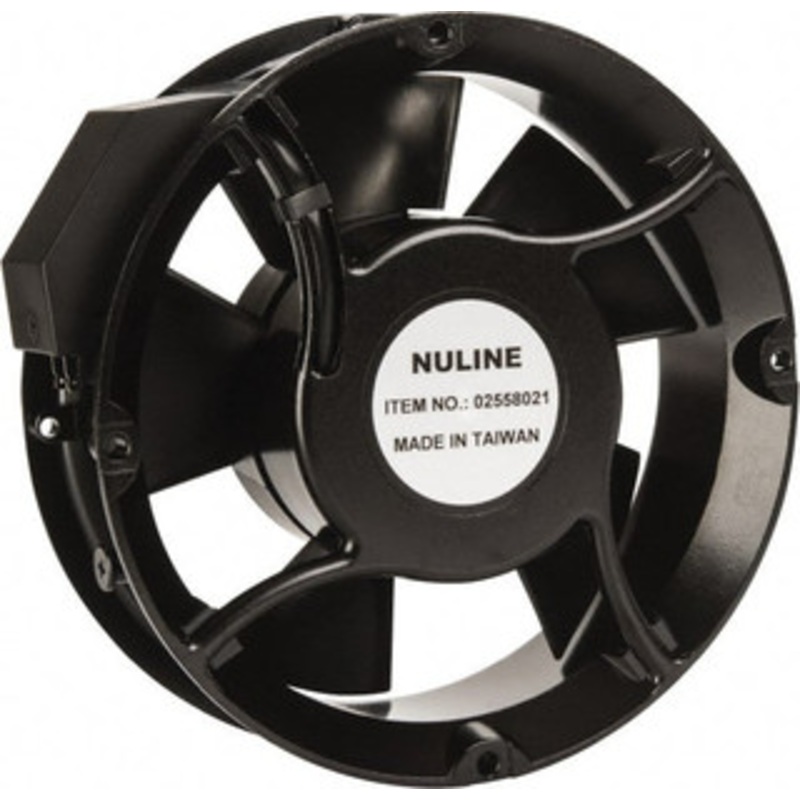 Value Collection 230 Volts, AC, 235 CFM, Round Tube Axial Fan 0.15 Amp Rating, 2,850 to 3,350 RPM, 6.7 High x 6.7 Wide x 2 Deep SO2146-12 - 02558021