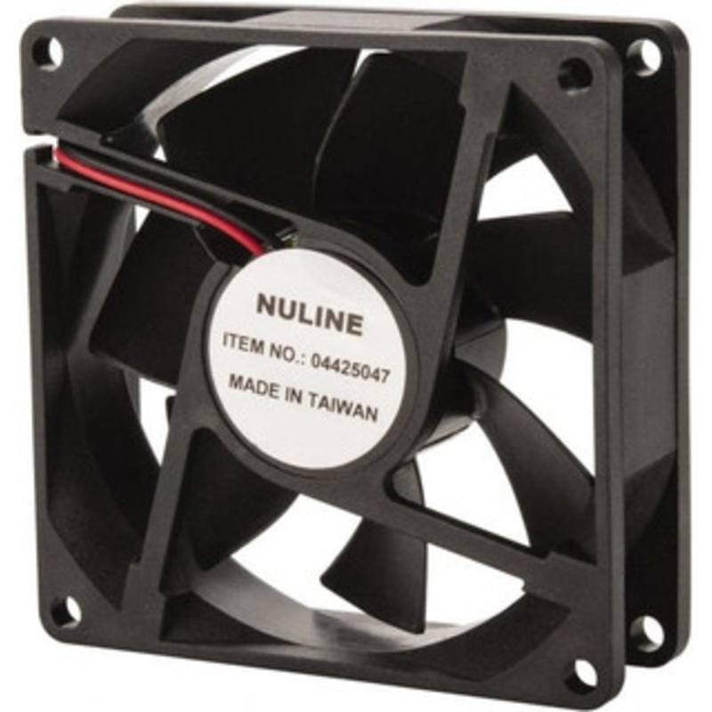 Value Collection 24 Volts, DC, 37.5 CFM, Square Tube Axial Fan 0.13 Amp Rating, 2,700 to 3,000 RPM, 3.15 High x 3.15 Wide x 1 Deep SO2147-8 - 04425047