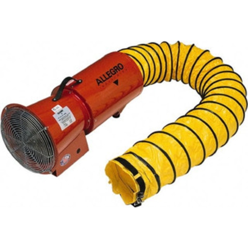 Allegro Industries 1,275 CFM, Electrical AC Axial Blower Kit 8 Inch Inlet/Outlet, 0.33 HP, 120 Max Voltage Rating 9514 - 73511586