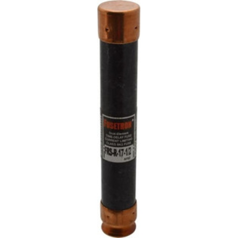 Bussmann 300 VDC, 600 VAC, 17.5 Amp, Time Delay General Purpose Fuse Fuse Holder Mount, 127mm OAL, 20 at DC, 200 (RMS) kA Rating, 13/16 Diam FRS-R-17-1/2 - 75908616
