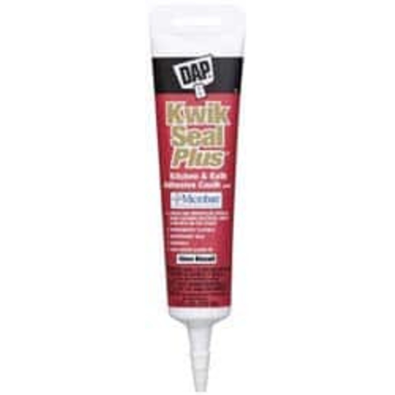 DAP 5.5 oz Tube Off-White Acrylic & Latex Caulk -30 to 180F Operating Temp, 30 min Tack Free Dry Time, 24 hr Full Cure Time 7079818539 - 02571206