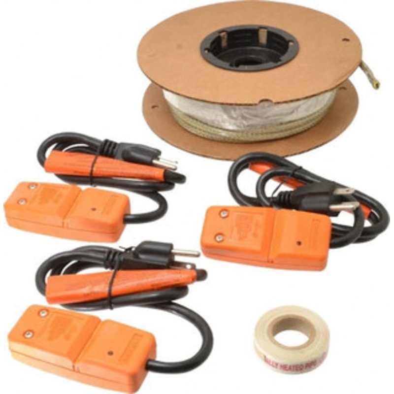EasyHeat 50 ft. Long, 120 Input Volt, Easy Heat Self Regulating Residential Heat Protection Cable 3 Watt NPRO-50 - 31736259
