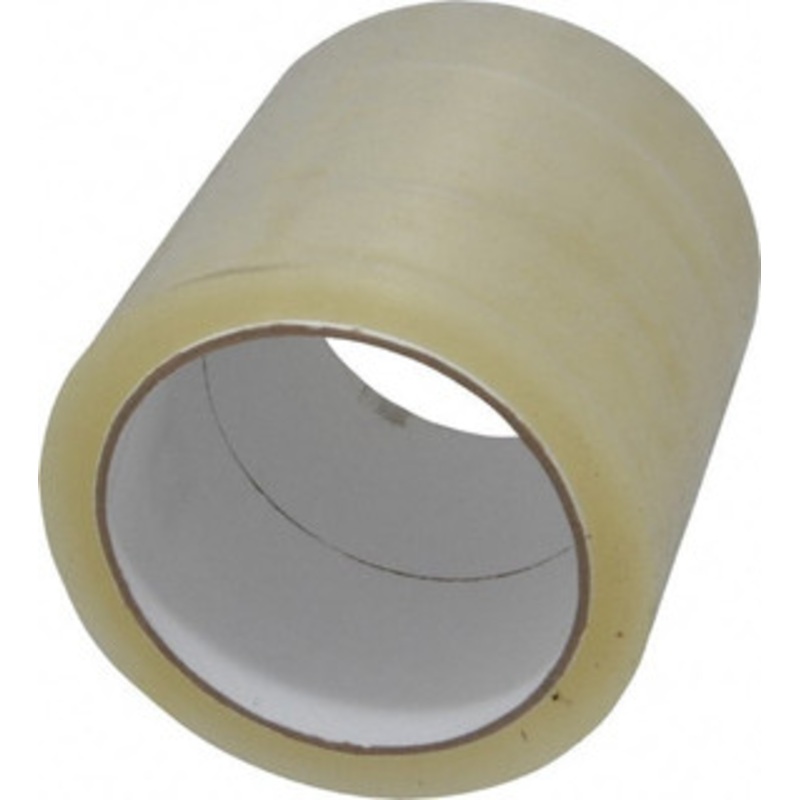 Intertape 4 x 72 Yd Clear Rubber Adhesive Packaging Tape Polypropylene Film Backing, 1.6 mil Thick, 25 Lb Tensile Strength, Series 6100 F4053 - 00322107