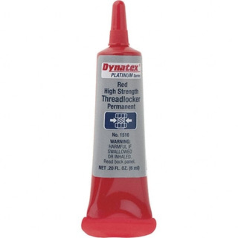Made in USA 6 mL Tube, Red, High Strength Liquid Threadlocker BD1516 - 61662300
