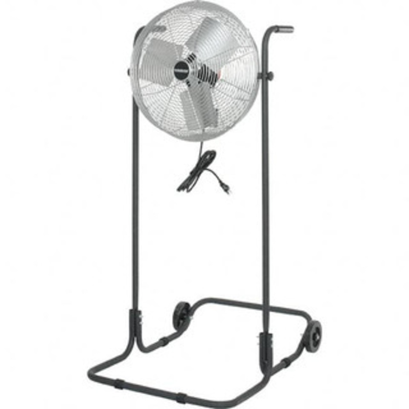 PRO-SOURCE 18 Blade, 1/8 hp, 5,750 CFM, High Floor Stand Industrial Circulation Fan Floor Stand, 2.2 Amps, 3 Speed CED4067 - 38774832