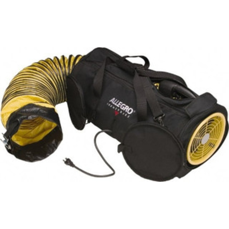 Allegro Industries 700 CFM, Electrical AC Axial Blower Kit 8 Inch Inlet/Outlet, 0.25 HP, 115 Max Voltage Rating, 2 Speed 9535-08 - 77181527