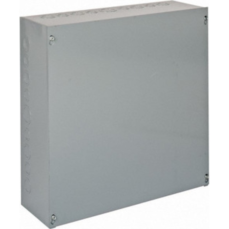 Cooper B-Line NEMA 1 Steel Junction Box Enclosure with Screw Flat Cover 18 Wide x 18 High x 6 Deep 78205123030 - 64051071