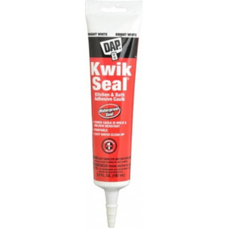 DAP 5.5 oz Tube White Acrylic & Latex Caulk -20 to 150F Operating Temp, 15 min Tack Free Dry Time, 36 hr Full Cure Time 7079818001 - 83267674