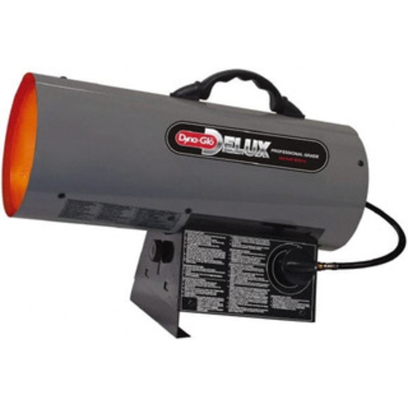 Dyna-Glo 10 to 40,000 BTU Rating, Propane Forced Air Heater 1,000 Sq Ft Max Heating Area, (1) 1 Lb or 20 Lb Tank Capacity, Fuel with LP Gas RMC-FA40DGD - 53772505