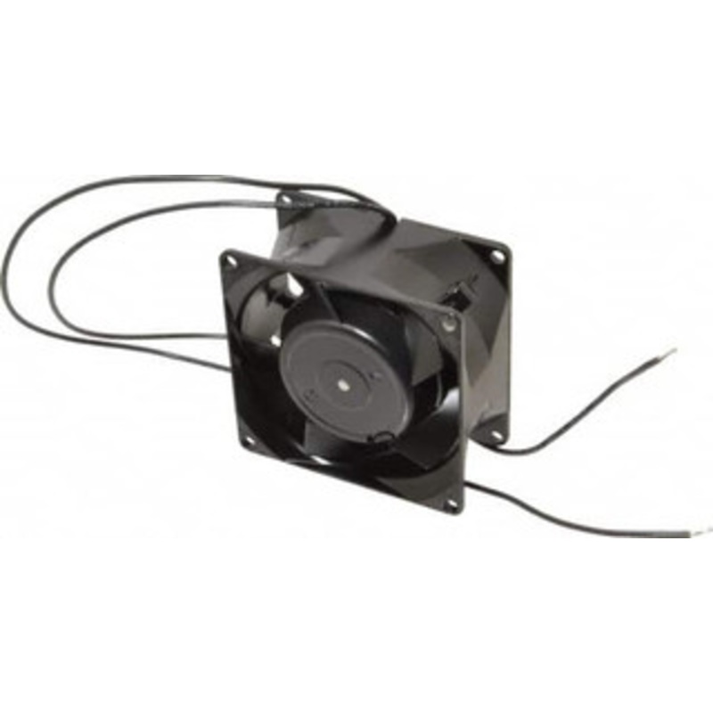 ebm-papst 115 Volts, AC, 28 CFM, Square Tube Axial Fan 0.1 Amp Rating, 80mm High x 3.15 Wide x 1-1/2 Deep 8800N - 76939925