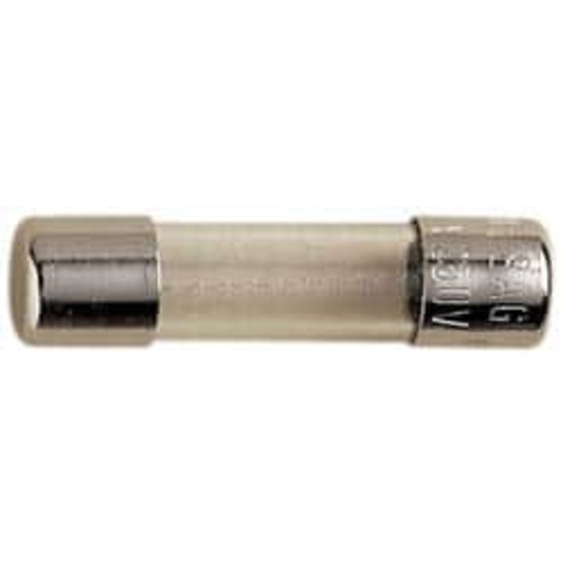 Ferraz Shawmut 125 VAC, 4 Amp, Fast-Acting Miniature Glass Fuse Clip Mount, 1 OAL, 10 at AC kA Rating, 1/4 Diam GGX4-MSC - 54010152